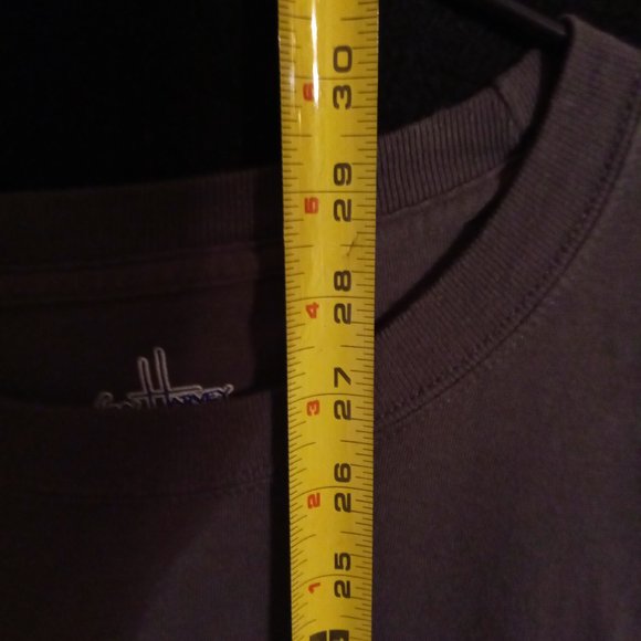 GUY HARVEY PIRATES W SHARKS SCENE GREY LONG SLEEVE T SHIRT SZ L - Picture 7 of 7